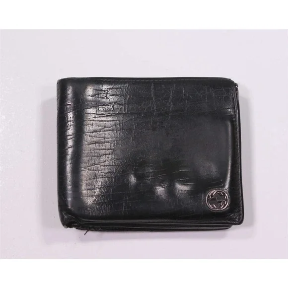 Gucci Very Recent Black Leather Bifold Wallet - Picture 3 of 12